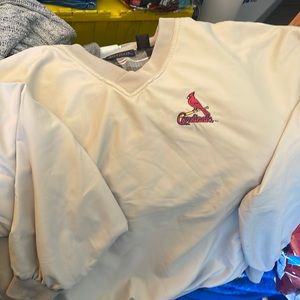 St. Louis Cardinals lined pullover windbreaker jacket